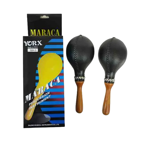 YORX MA3 Soft Plastic Maracas, Lightweight Hand Percussion Instrument (Pair)