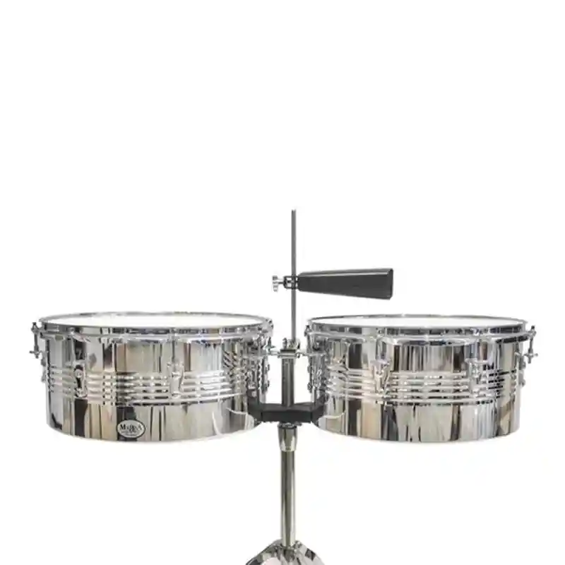 TS-01 13"-14" Timbales with 7" Metal Cowbell 3
