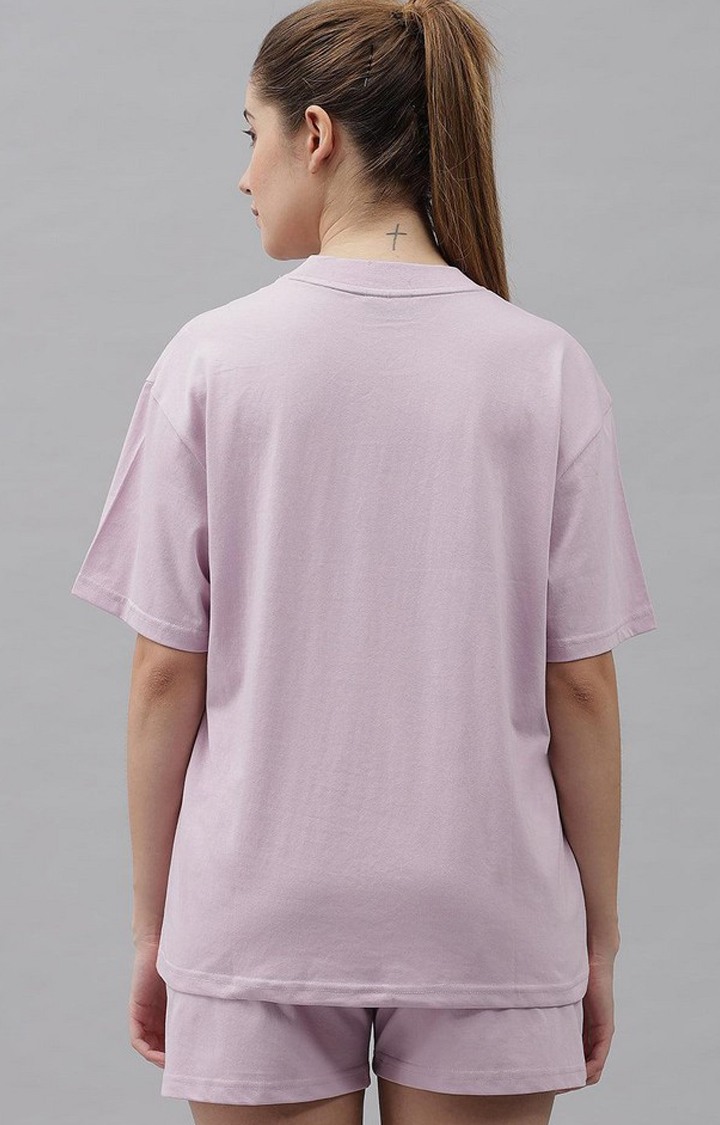 Women's Light Purple Solid Co-ords
