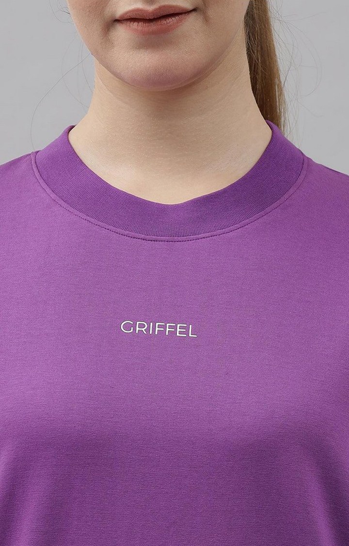 Women's Purple Solid Co-ords