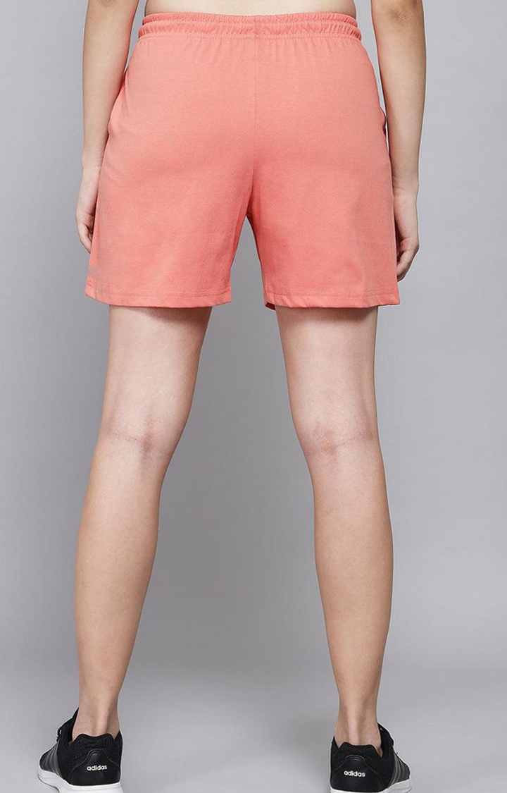 Women's Peach Solid Co-ords