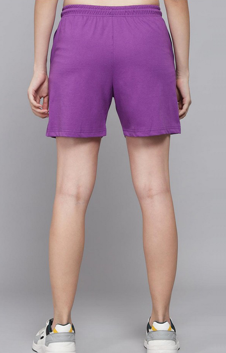 Women's Purple Solid Co-ords