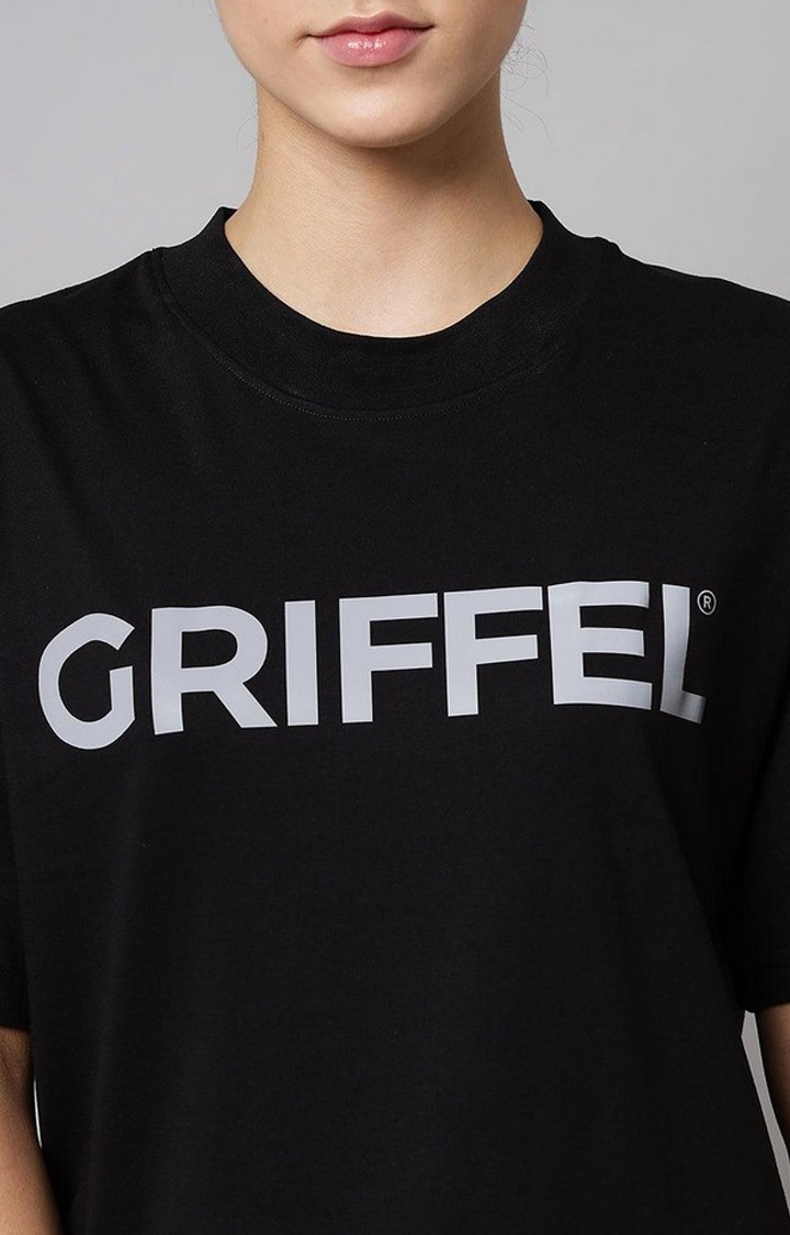 Women's Black Typographic Co-ords