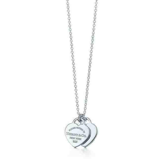 Mini Double Heart Tag Pendant