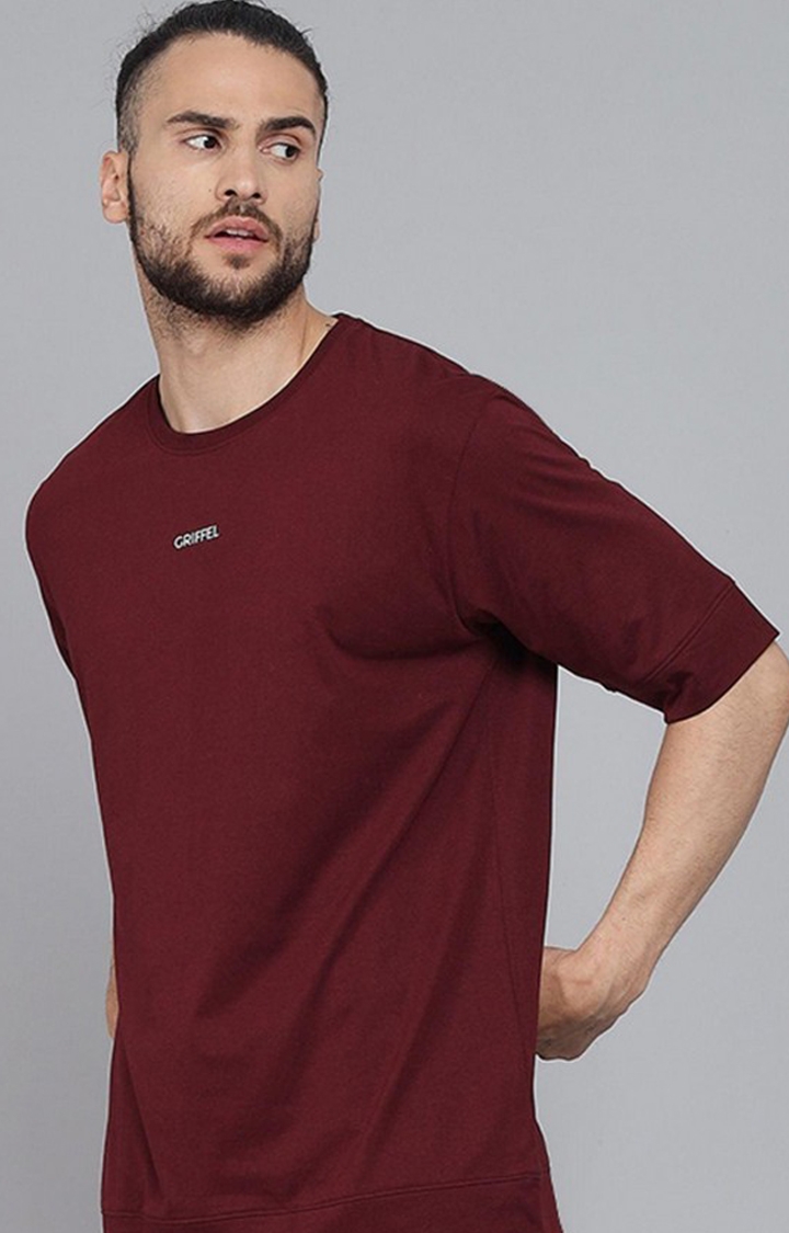 Maroon Solid Raglan T Shirt – Bushirt