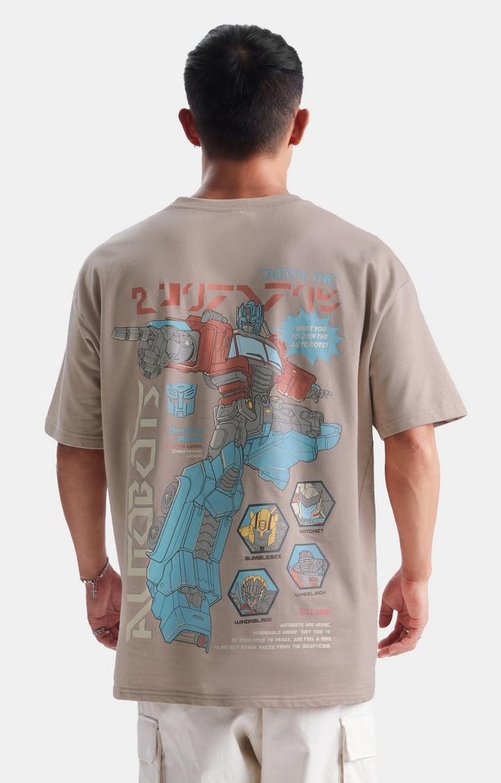 The Souled Store | Men's Official Transformers Autobots Boxy T-Shirt