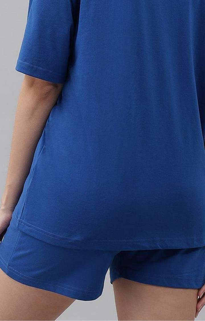 Women's Royal Solid Shorts