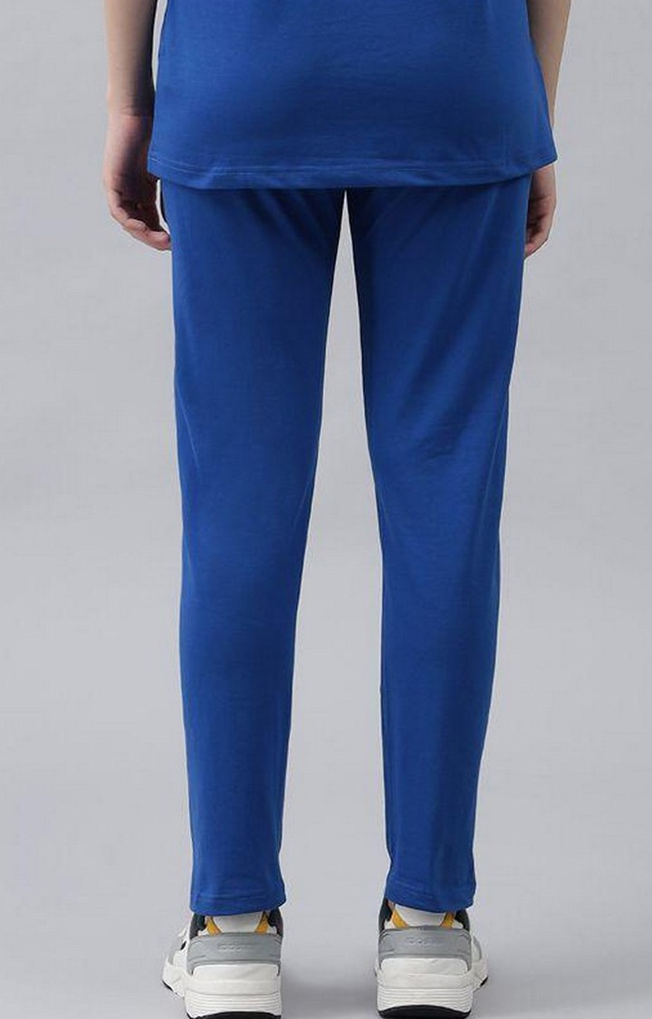 Women's Royal Solid Trackpants