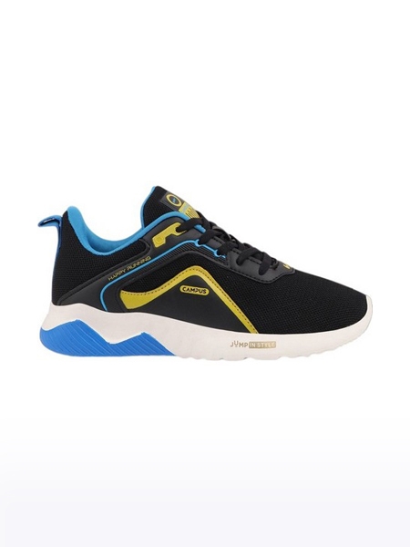 Campus Shoes | Boys Black ABRA CHILD Running Shoes 1