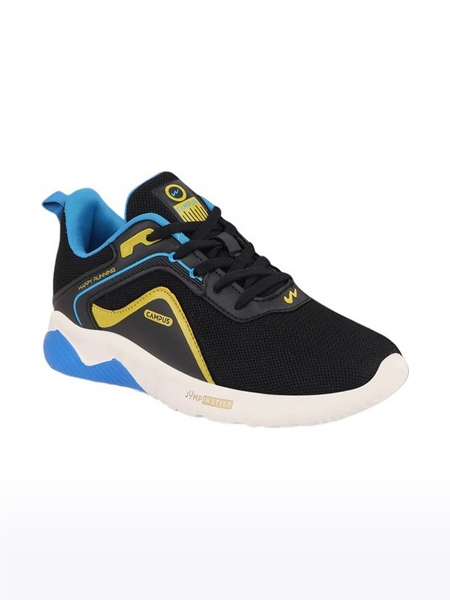 Campus Shoes | Boys Black ABRA CHILD Running Shoes 0