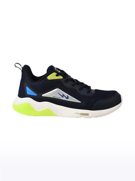 Campus Shoes | Boys Blue FUNKY CHILD Running Shoes 1