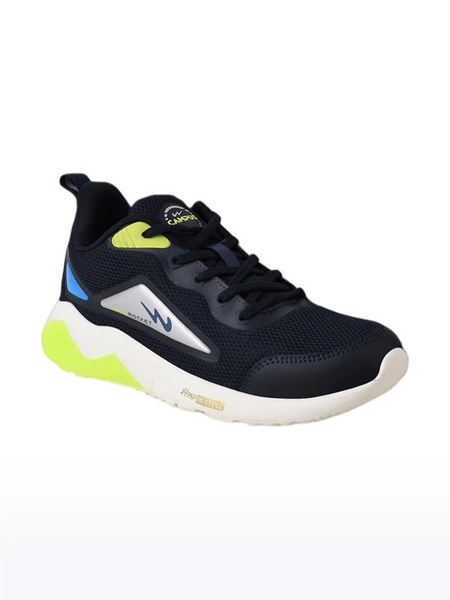 Campus Shoes | Boys Blue FUNKY CHILD Running Shoes 0