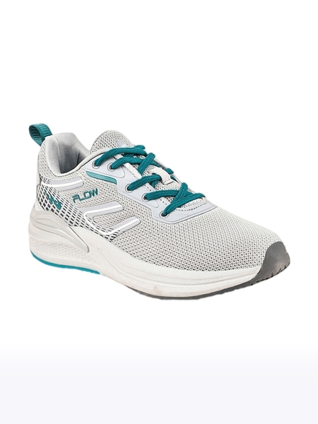 Campus Shoes | Boys Grey FLOW CH Running Shoes 0
