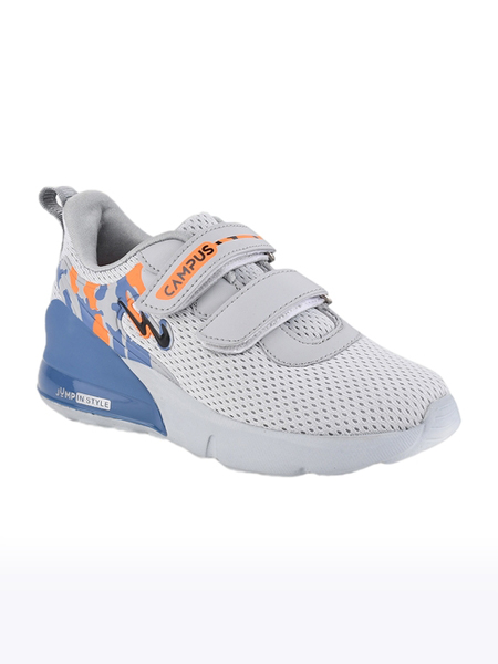 Boys Grey BRITE KIDS Running Shoes