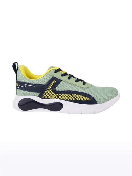 Campus Shoes | Boys Green CAMP RENLY JR Running Shoes 1
