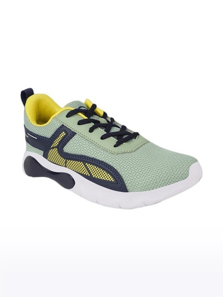 Campus Shoes | Boys Green CAMP RENLY JR Running Shoes 0