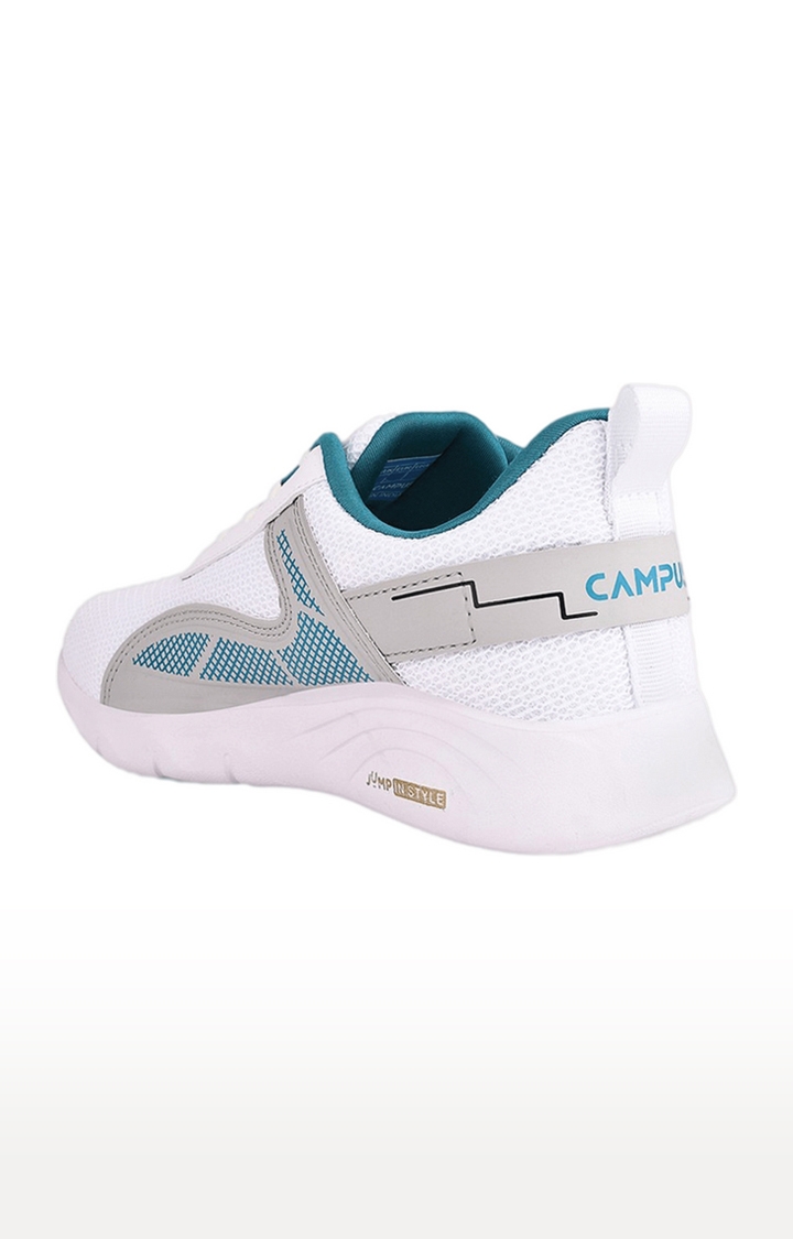 Campus Shoes | Boy's Camp White Mesh Outdoor Sports Shoes 2