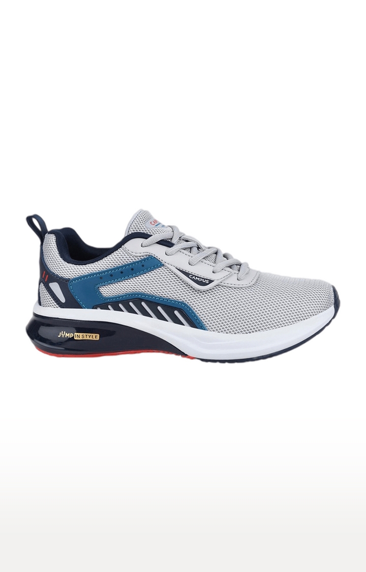 Campus Shoes | Unisex  Grey Mesh Running Shoes 1