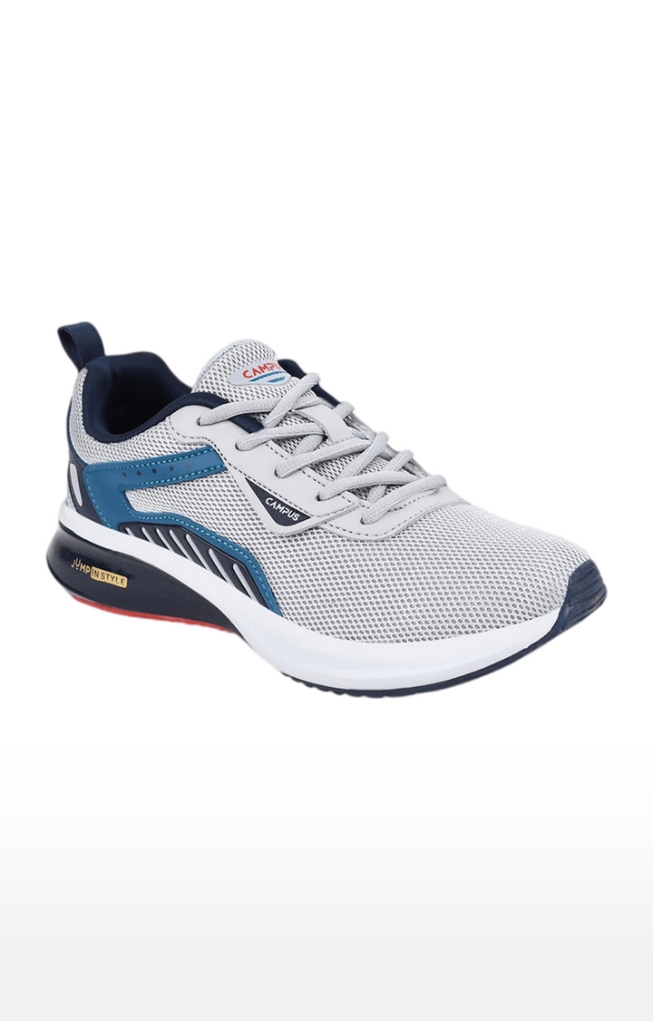 Campus Shoes | Unisex  Grey Mesh Running Shoes 0