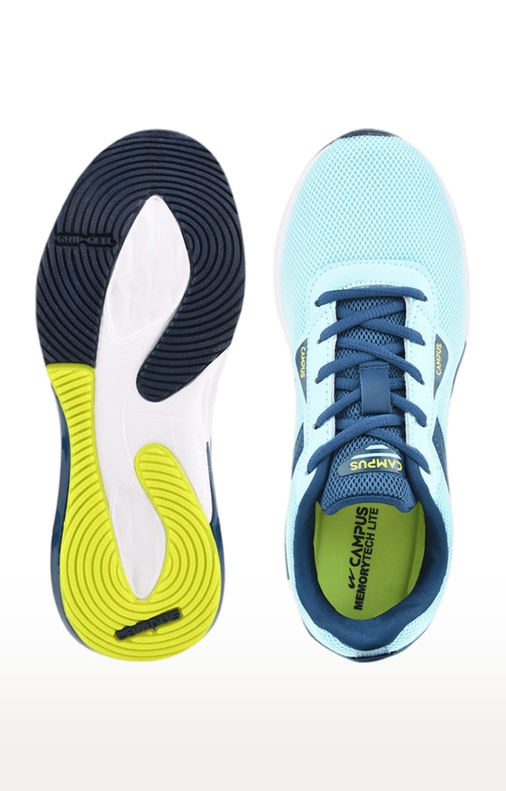 Campus Shoes | Blue Unisex Mesh Running Shoes 3