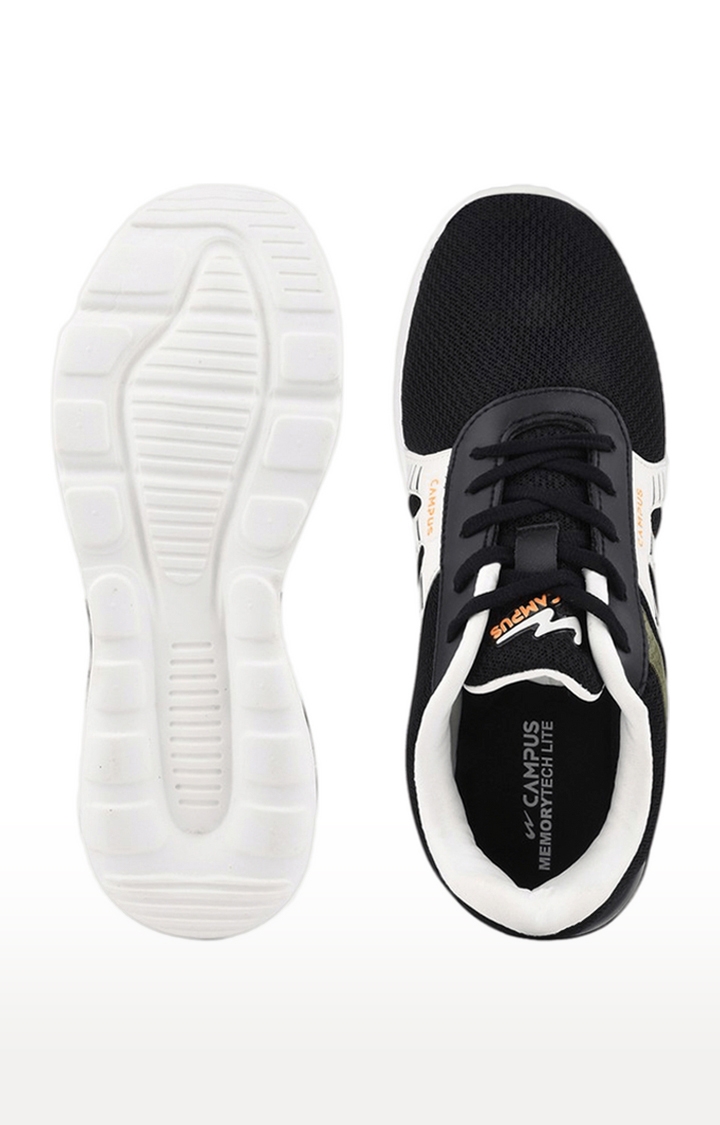 Campus Shoes | Unisex  Black Mesh Outdoor Sports Shoes 3