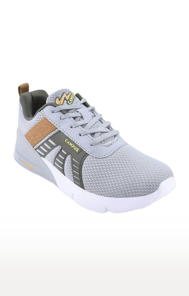 Campus Shoes | Unisex Grey Mesh Running Shoes 0
