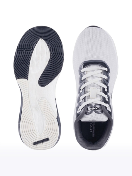 Campus Shoes | Unisex White CAMP PADEL JR Running Shoes 3