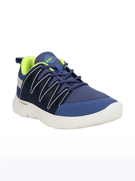 Campus Shoes | Boys Blue RYME JR Running Shoes 0