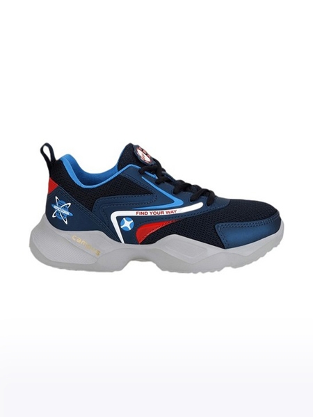 Campus Shoes | Boys Blue NINZA JR Running Shoes 1