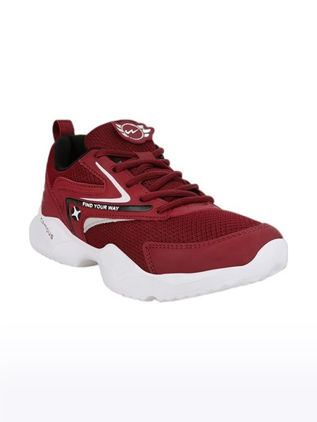 Campus Shoes | Boys Red NINZA JR Running Shoes 0