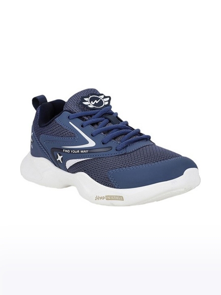 Campus Shoes | Boys Blue NINZA JR Running Shoes 0