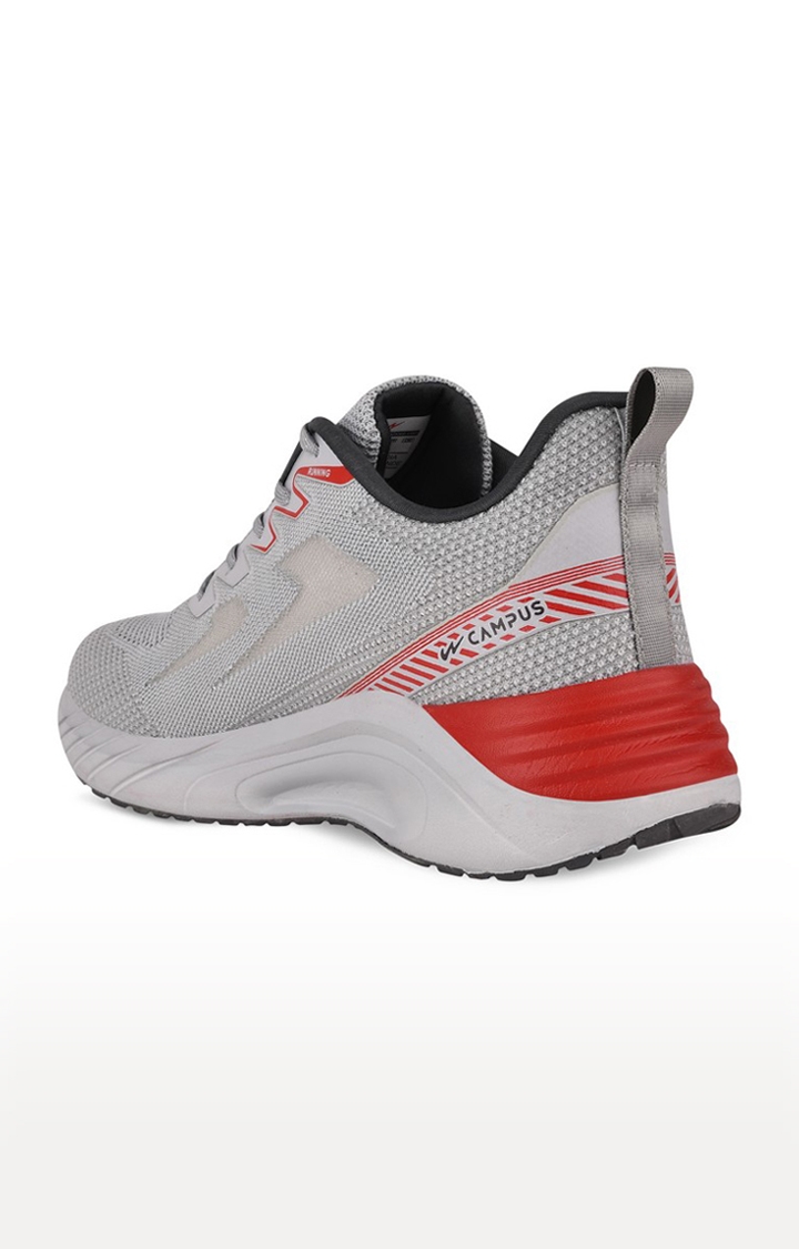 Campus Shoes | Girls Hyden Grey Mesh Running Shoes 2