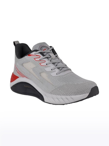 Campus Shoes | Girls Grey HYDEN Running Shoes 0