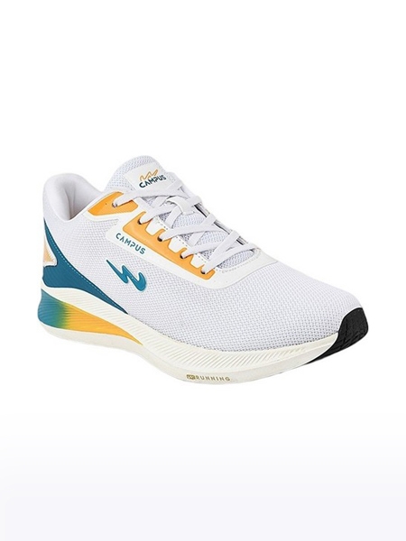 Campus Shoes | Men's White CAMP KRIPTO Running Shoes 0