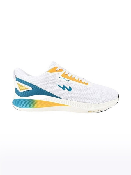 Campus Shoes | Men's White CAMP KRIPTO Running Shoes 1