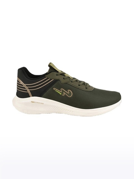 Campus Shoes | Men's Green CAMP PUNCH Running Shoes 1