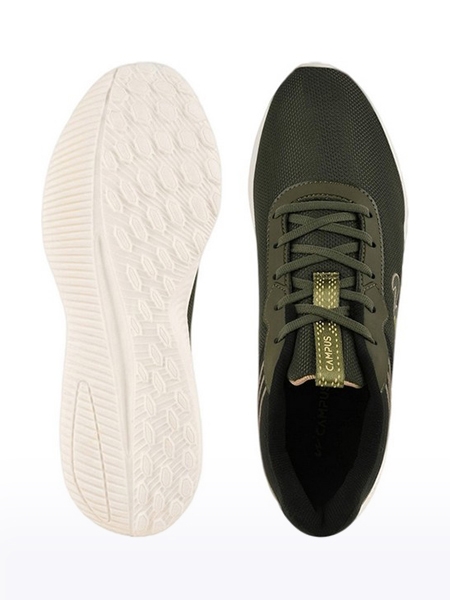 Campus Shoes | Men's Green CAMP PUNCH Running Shoes 3