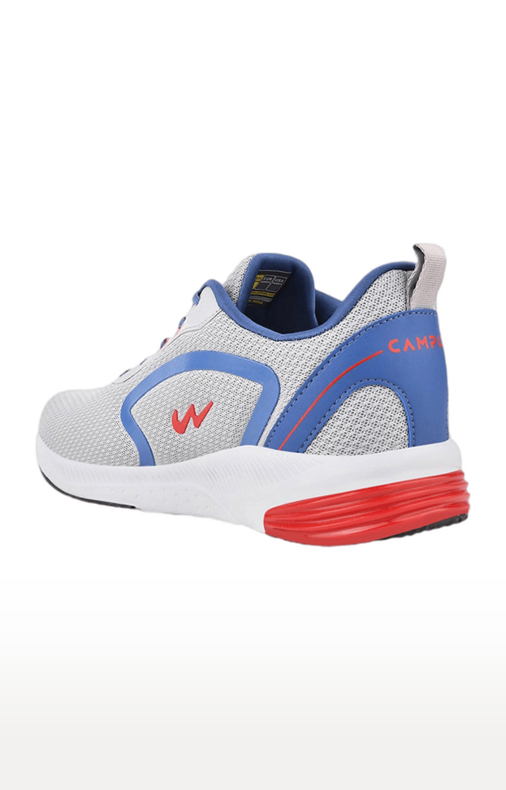 Men's Grey Mesh Running Shoes