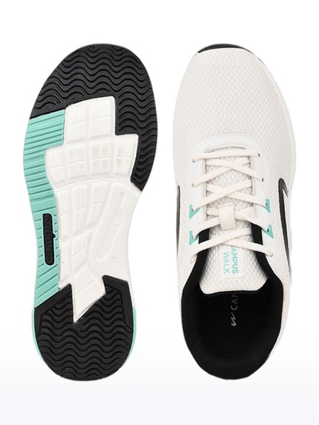 Campus Shoes | Men's White CAMP KARL Running Shoes 3