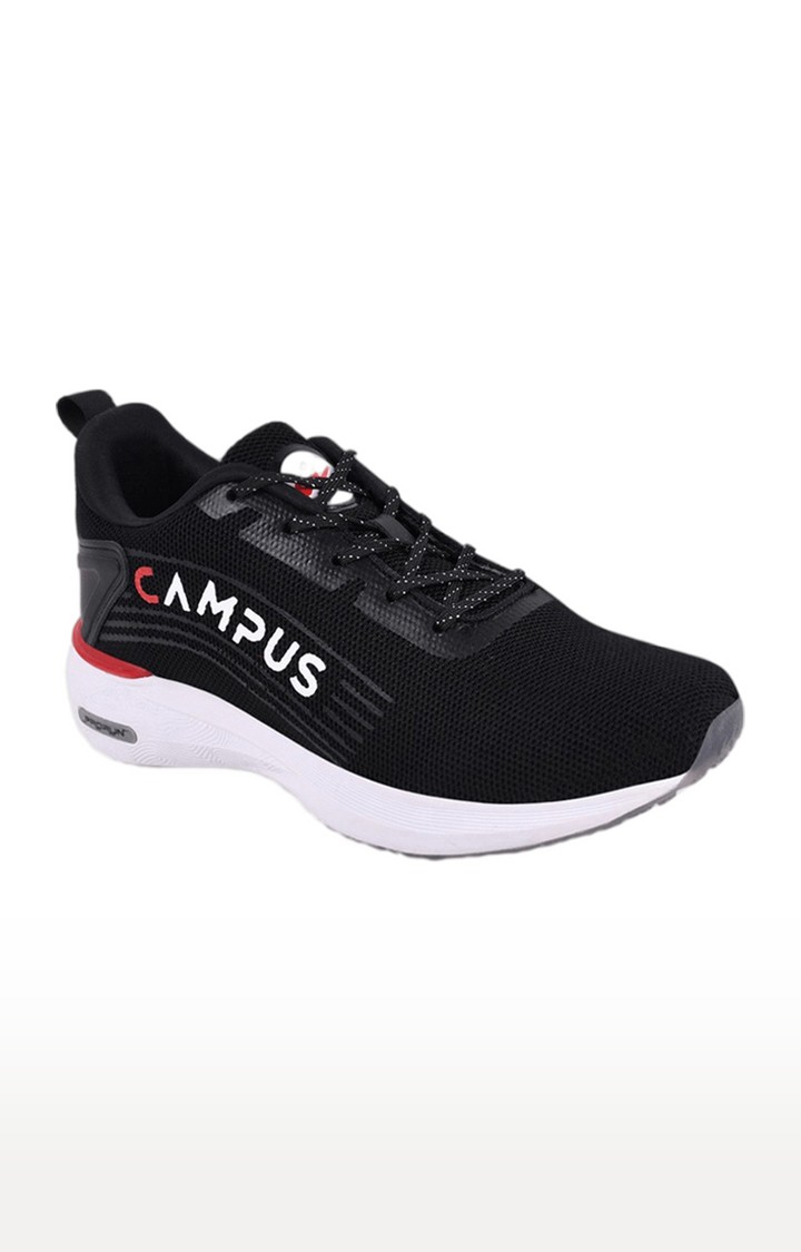 Men's Camp Black Mesh Outdoor Sports Shoes