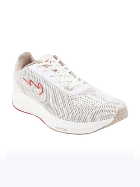 Campus Shoes | Men's White CAMP ZANE Running Shoes 0