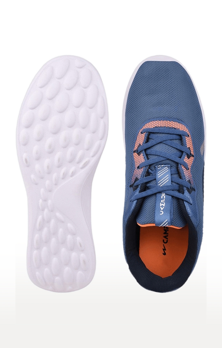 Campus Shoes | Men's Camp Blue Mesh Indoor Sports Shoes 3