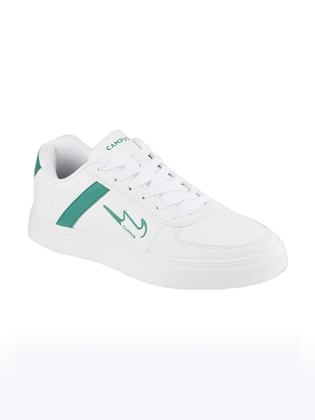 Campus Shoes | Men's White CAMP CLINT Sneakers 0