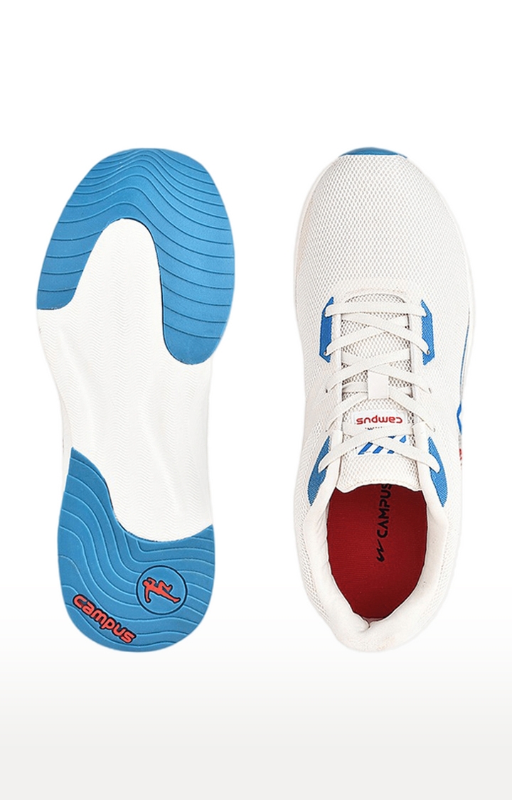 Campus Shoes | Men's SURFUR White Running Shoe 3