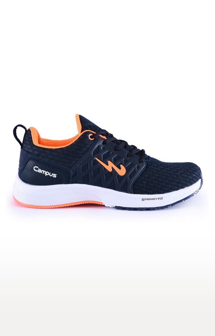 Campus Shoes | Men's Rodeo Blue Mesh Outdoor Sports Shoes 1