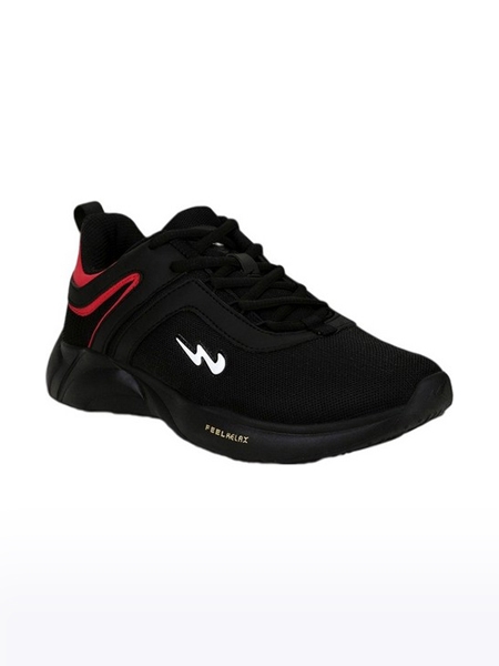 Campus Shoes | Men's Black HARROW PRO Running Shoes 0