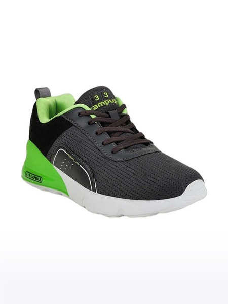 Campus Shoes | Boys Grey KIDOS K Running Shoes 0