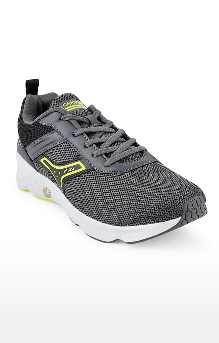 Men's Grey Mesh Running Shoes