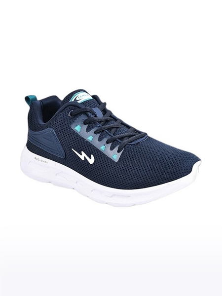 Campus Shoes | Men's Blue CLUSTER PRO Running Shoes 0