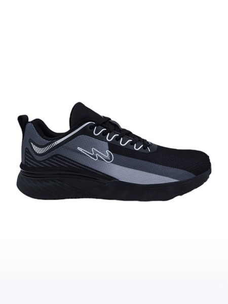 Campus Shoes | Men's Black LUCAS Running Shoes 1
